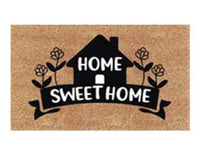 ZERBINO COCCO HOME SWEET HOME CON CASETTA SPESSORE MM.15  cm.40x70    XTRA