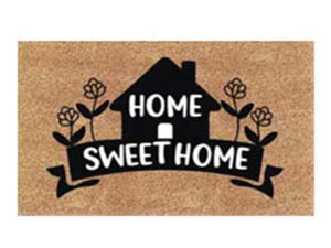 ZERBINO COCCO HOME SWEET HOME CON CASETTA SPESSORE MM.15  cm.40x70    XTRA