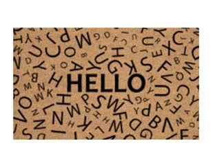 ZERBINO COCCO HELLO SPESSORE MM.15  cm.40x70    XTRA