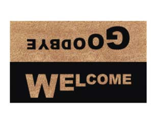 ZERBINO COCCO WELCOME/GOODBYE SPESSORE MM.15  cm.40x70    XTRA