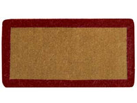 ZERBINO IMPERIALE A FASCIA ROSSO SPESSORE MM.38  cm.50x100, spessore mm.38