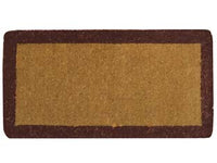 ZERBINO IMPERIALE A FASCIA MARRONE SPESSORE MM.38  cm.70x140, spessore mm.38