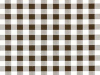 TOVAGLIATO SUNNY FELPATO QUADRETTATO MARRONE- - cm.140h, rotolo da mt.20 - 20 mt