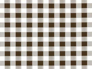 TOVAGLIATO SUNNY FELPATO QUADRETTATO MARRONE- - cm.140h, rotolo da mt.20 - 20 mt