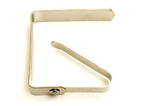 FERMATOVAGLIE A MOLLA TIPO GRANDE IN ACCIAIO CROMATO - 50 pezzi