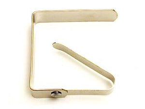 FERMATOVAGLIE A MOLLA TIPO GRANDE IN ACCIAIO CROMATO - 50 pezzi