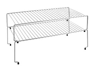 SET 2 MENSOLE SOVRAPPONIBILI SKY  cm.47x23x26    METALTEX