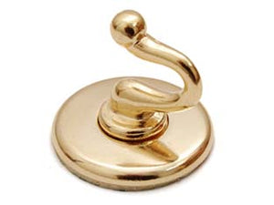 GANCI ADESIVI SMERALDO ORO- - ø mm.36 - 20 pezzi