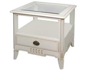 TAVOLINO BASSO QUADRATO SERIE PROVENZA  cm.60x60x60,5h.    AXIOM