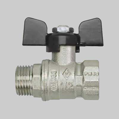 VALVOLA A SFERA M.F. A FARFALLA 1/2 - TIEMME