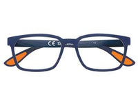 OCCHIALE LETTURA MONTATURA POLICARBONATO SOFT TOUCH BLU/ARANCIONE PR80  diottrie +1,0  31ZPR80100    ZIPPO
