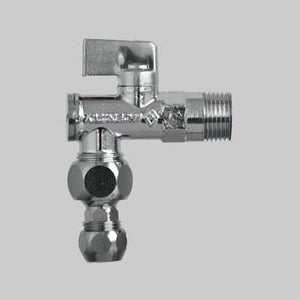 RUBINETTO A SFERA SOTTOLAVABO 1/2 x 3/8 - Ø 10 mm - 2 pezzi