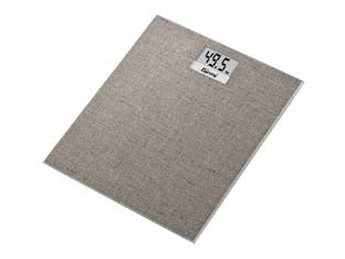 BILANCIA PESAPERSONE ELETTRONICA BP28 KG.150 VETRO TORTORA  vetro tortora effetto tessile    GIRMI