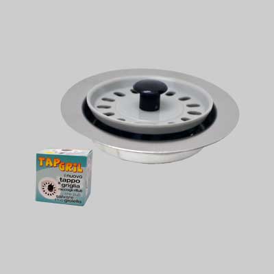 TAPPO A GRIGLIA PER LAVELLI Flangia Ø 70 - MARY PLAST