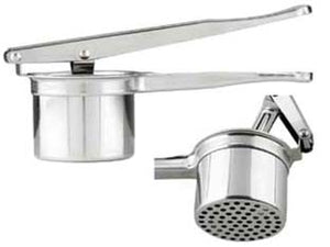 SCHIACCIAPATATE IN ACCIAIO INOX  fori ø 2,5mm    OMAC