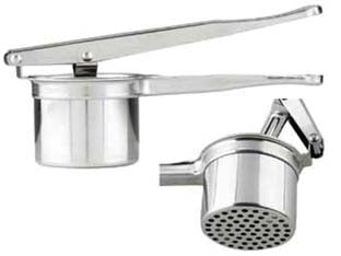 SCHIACCIAPATATE IN ACCIAIO INOX  fori ø 5mm    OMAC