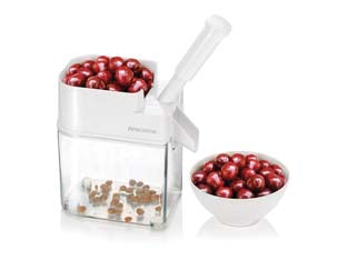 SNOCCIOLA CILIEGIE IN PLASTICA A PRESSIONE  cm.15x27h.    TESCOMA