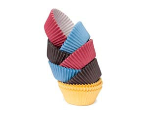 PIROTTINI COLORATI DELICIA- - ø cm.6 pz.100 - 6 pezzi TESCOMA