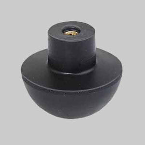 SFERA CON NOTTOLINO IN OTTONE 'CATIS' H 34x29 mm