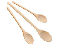 CUCCHIAI OVALI IN LEGNO  pz.3 cm.20, 25, 30    CALDER