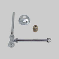 RUBINETTO PER CASSETTA CON DOPPIA CANNUCCIA 1/2'' x 3/8'' cm 20-25