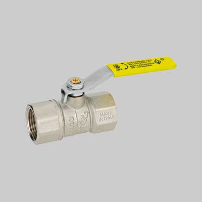 VALVOLA A SFERA PER GAS F.F. A LEVA 1/2 - TIEMME