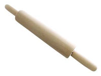 MATTARELLO IN LEGNO CON MANICO GIREVOLE cm.40 diametro cm.5 corpo cm.23    CALDER