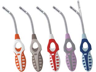 ACCENDIGAS A FIAMMA HOLE FLEX CON TUBO FLESSIBILE- - cm.27, colori assortiti - 12 blister