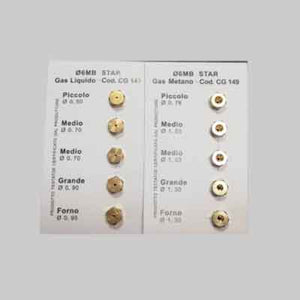 SET 5 UGELLI GAS PER CUCINA Per GPL