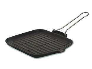 BISTECCHIERA IN GHISA SMALTATA  cm.23x36    ILSA