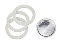 SET GUARNIZIONI MOKA PZ.3 + 1 FILTRO- - 3/4 tazze - 6 blister BIALETTI