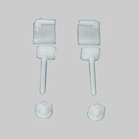 COPPIA SUPPORTI IN PVC PER SEDILI ABS