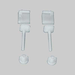 COPPIA SUPPORTI IN PVC PER SEDILI ABS