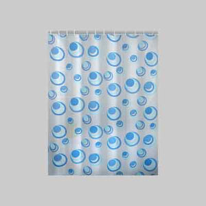 TENDA DOCCIA IN PEVA 'ORBITA' 120x200 cm Azzurro - GEDY