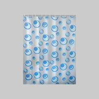 TENDA DOCCIA IN PEVA 'ORBITA' 180x200 cm Azzurro - GEDY