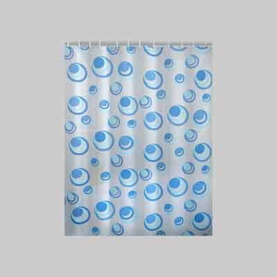 TENDA DOCCIA IN PEVA 'ORBITA' 240x200 cm Azzurro - GEDY