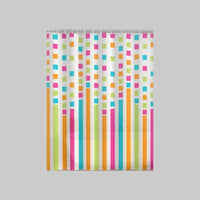 TENDA DOCCIA IN PEVA 'PARTY' 240x200 cm Multicolore - GEDY