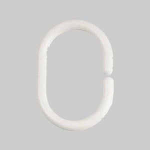 ANELLI IN RESINA PER TENDA DOCCIA Trasparente