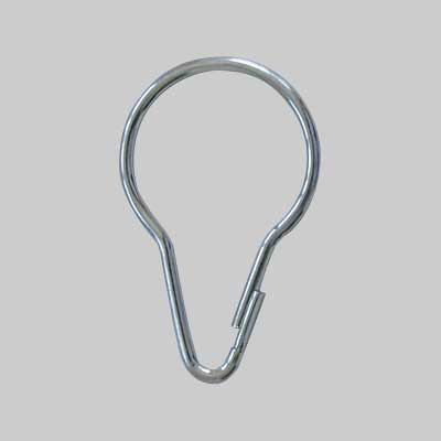 ANELLI IN ACCIAIO PER TENDA DOCCIA Piccolo - 50 pezzi