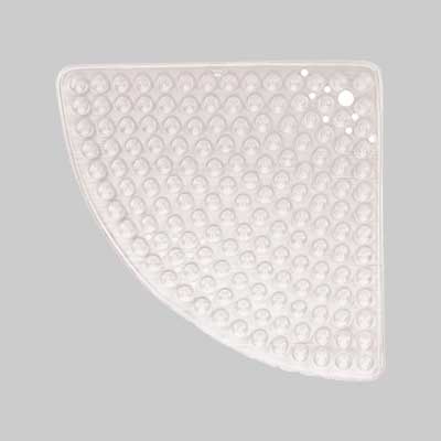 TAPPETO DOCCIA SEMICIRCOLARE 60x60 cm - Trasparente - GEDY