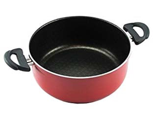 CASSERUOLA ANTIADERENTE 2 MANICI DOLOMITI  cm.18    ZANETTI