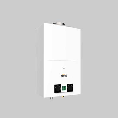 SCALDABAGNI A GAS 'PEGASO ECO' CAMERA APERTA 14 GPL - FERROLI