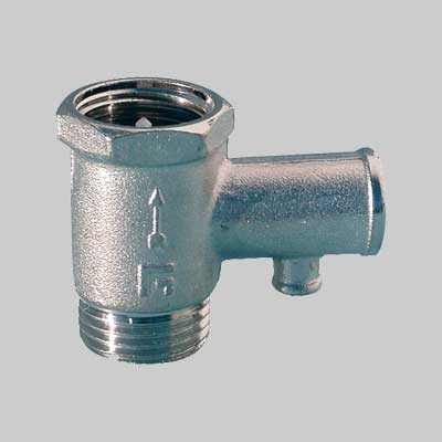 VALVOLA DI SICUREZZA PER SCALDACQUA 1/2 M.F.