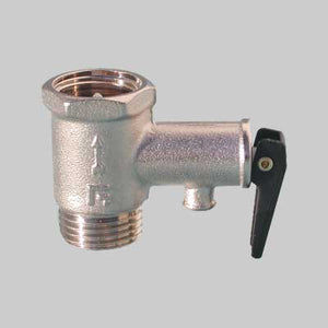 VALVOLA DI SICUREZZA SCALDACQUA CON LEVA 1/2 M.F.