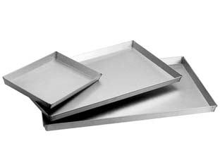 TEGLIA RETTANGOLARE IN ALLUMINIO  cm.40x30