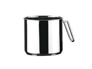 BOLLILATTE IN ACCIAIO INOX 18/10 CM.14 CON MANICO  cm.14 lt.1,7