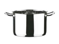 PENTOLA 2 MANICI IN ACCIAIO INOX 18/10  cm.28 lt.14