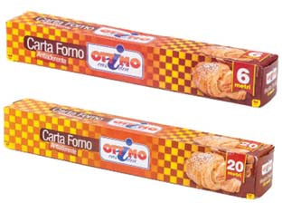 CARTA FORNO IN ROTOLO- - mt.6 - 24 pezzi OTTIMO