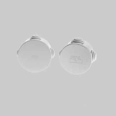 CASSETTA DI DERIVAZIONE DA PARETE TONDA Ø 68x40 mm - 5 pezzi