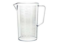 CARAFFA GRADUATA CON MANICO FLORIDA- - lt.1,5 - ø cm.12x19h. - 6 pezzi COSMOPLAST